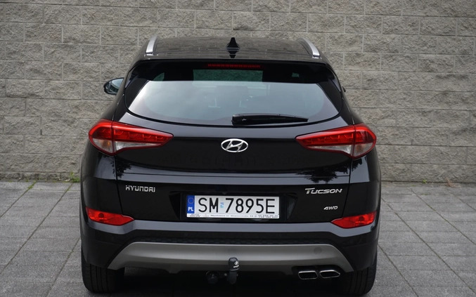 Hyundai Tucson cena 78900 przebieg: 104000, rok produkcji 2017 z Mysłowice małe 704